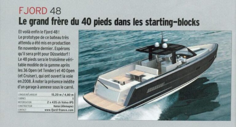 neptune yachting moteur et moteur boat magazine salon de dusseldorf le fjord 48 open 5 48 233